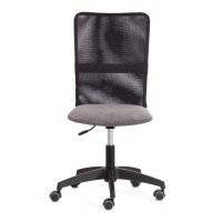 Кресло START флок/ткань серый/черный 29/W-11 - Изображение 3